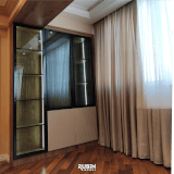 Dolab, skaf, qarderob, suseli skaf, qara suseli skaf, yataq mebeli, membran dolab